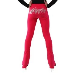 IceDress - Thermal Pants - Crystal Butterflies (Raspberry) -Figure Skating Shop 5a5e521485f7 91785 83466 57749.1582533341