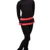 IceDress - Figure Skating Training Overalls - Valley (Black With Coral)
