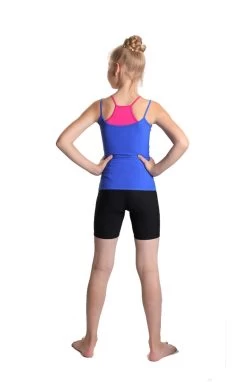 IceDress - Two-color Figure Skating Cami Top (Cornflower And Fuchsia) -Figure Skating Shop 6.1672310471 39425.1672314455