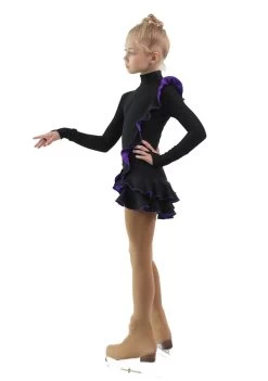 IceDress Figure Skating Dress - Thermal - Flamenco (Black With Violet) -Figure Skating Shop 632ac769e8d1 25733 54420 55352.1582510643