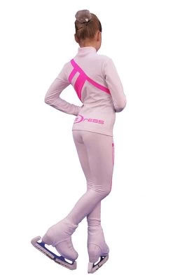 IceDress Figure Skating Outfit - Thermal - IceDress (White With Pink) -Figure Skating Shop 65600f2bf659 77032 91509 03298.1582430972