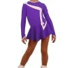 IceDress Figure Skating Dress - Thermal - Bows 2 (Purple With White) -Figure Skating Shop 66c76747a303 15625 47108.1582495463