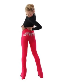 IceDress - Thermal Pants - Crystal Butterflies (Raspberry) -Figure Skating Shop 691a317e2ec8 38202 22587 11222.1582533341