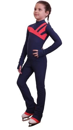 IceDress - Figure Skating Training Overalls - Rays (Blue And Coral) -Figure Skating Shop 697bb3c51de34a2540d71fd4c51202d1 40288 34222 90846 36452 16230 00490.1582461600
