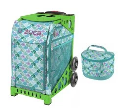 Zuca Sport Bag - Kokomo Mermaid W/Lunchbox (Limited Edition/Aqua Frame) -Figure Skating Shop 6 14216.1679506120