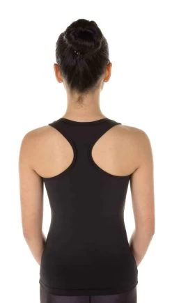 Elite Xpression - Basic Tank Top - Black -Figure Skating Shop 7 T002 BK 4 13372 76100 03209.1645099961