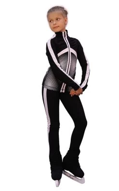 IceDress Figure Skating Thermal Pants - Jump (Black With White Stripes) -Figure Skating Shop 7c7b3efbefe4 96111 62505.1484467938.1280.1280 06612 67380 88744 77561 49637.1582493951