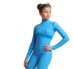 IceDress Figure Skating Overalls - Thermal - Style (Blue With Velvet Trim) -Figure Skating Shop 86e1d7d5a439 16652 98346 55820 64846.1582511438