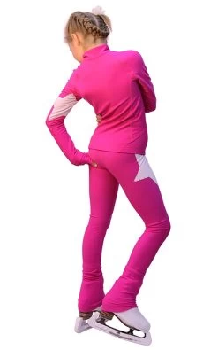 IceDress Figure Skating Outfit - Thermal - Star (with Pants) (Fushsia With White) -Figure Skating Shop 8ee2b79b6dd2 11156 66284 82541 16678 61454 03852.1582448146