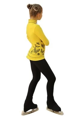 IceDress Figure Skating Outfit - Thermal - Flying (Yellow With Black) 8 IceDress Figure Skating Outfit - Thermal - Flying (Yellow With Black) -Figure Skating Shop 90458bb346dc 69108 40802 02584.1582464599