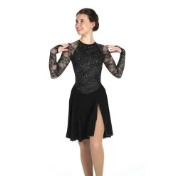 Jerry's Ice Skating Dress - 564 Onyx Dance SALE 10% OFF Adult Small Only