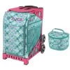 Zuca Sport Bag - Kokomo Mermaid W/Lunchbox (Limited Edition/Pink Frame) -Figure Skating Shop 9 31771.1679506133