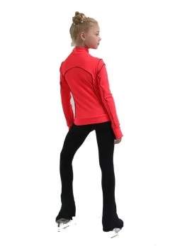 IceDress Figure Skating Outfit - Thermal - Kant (Hot Coral With Black) -Figure Skating Shop 9be4af97c1ee 62697 15599 69786.1582513173