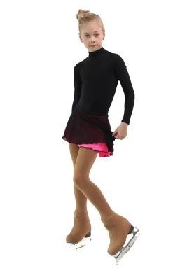 IceDress - Figure Skating Skirts - Harmony (Black With Hot Pink ) -Figure Skating Shop 9d162096ab15 76413 03185 34073.1582511856