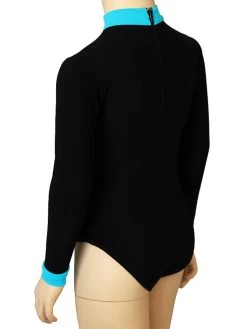 IceDress - Thermal Body (Turquoise Color Stand And Cuffs) -Figure Skating Shop 9e8702904834 63175 68707 08593.1582472932