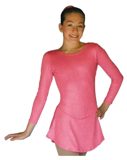 ChloeNoel DLS711 A-Line Swirls Sparkle Spandex Dress (Magic Pink)