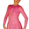 ChloeNoel DLS788 Cinderella Swirls Sparkle Spandex W/ Mesh Dress (30% OFF, Magic Pink) 2 ChloeNoel DLS788 Cinderella Swirls Sparkle Spandex W/ Mesh Dress (30% OFF, Magic Pink) -Figure Skating Shop DLS788 front small 12287.1615388105