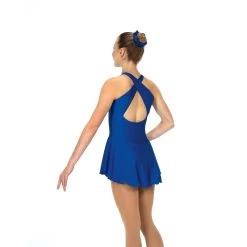 Jerry's Ice Skating Tapered Cut Dress - Solitaire Style F22006 -Figure Skating Shop F22006P Royal Back 25900.1662554624