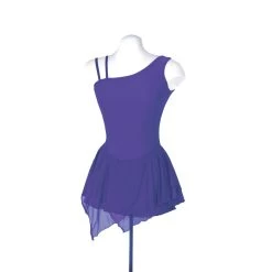 Jerry's Ice Skating Dress - Solitaire Style F23025 -Figure Skating Shop F23025P Purple Front 52585.1682509864