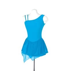 Jerry's Ice Skating Dress - Solitaire Style F23025 -Figure Skating Shop F23025P Turuoise Front 39745.1682509895