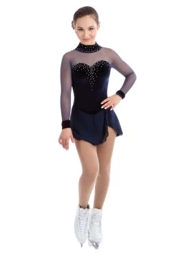 Elite Xpression - Classic Navy Velvet Dress Beaded Dress -Figure Skating Shop Haute Resolution U7A0425 540x PhotoRoom.1685364399 75235.1685365571