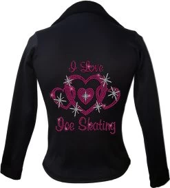 Kami-So Polartec Ice Skating Jacket - I Love Skating 7 Kami-So Polartec Ice Skating Jacket - I Love Skating -Figure Skating Shop I Love Ice Skating Pink 07092.1640639909