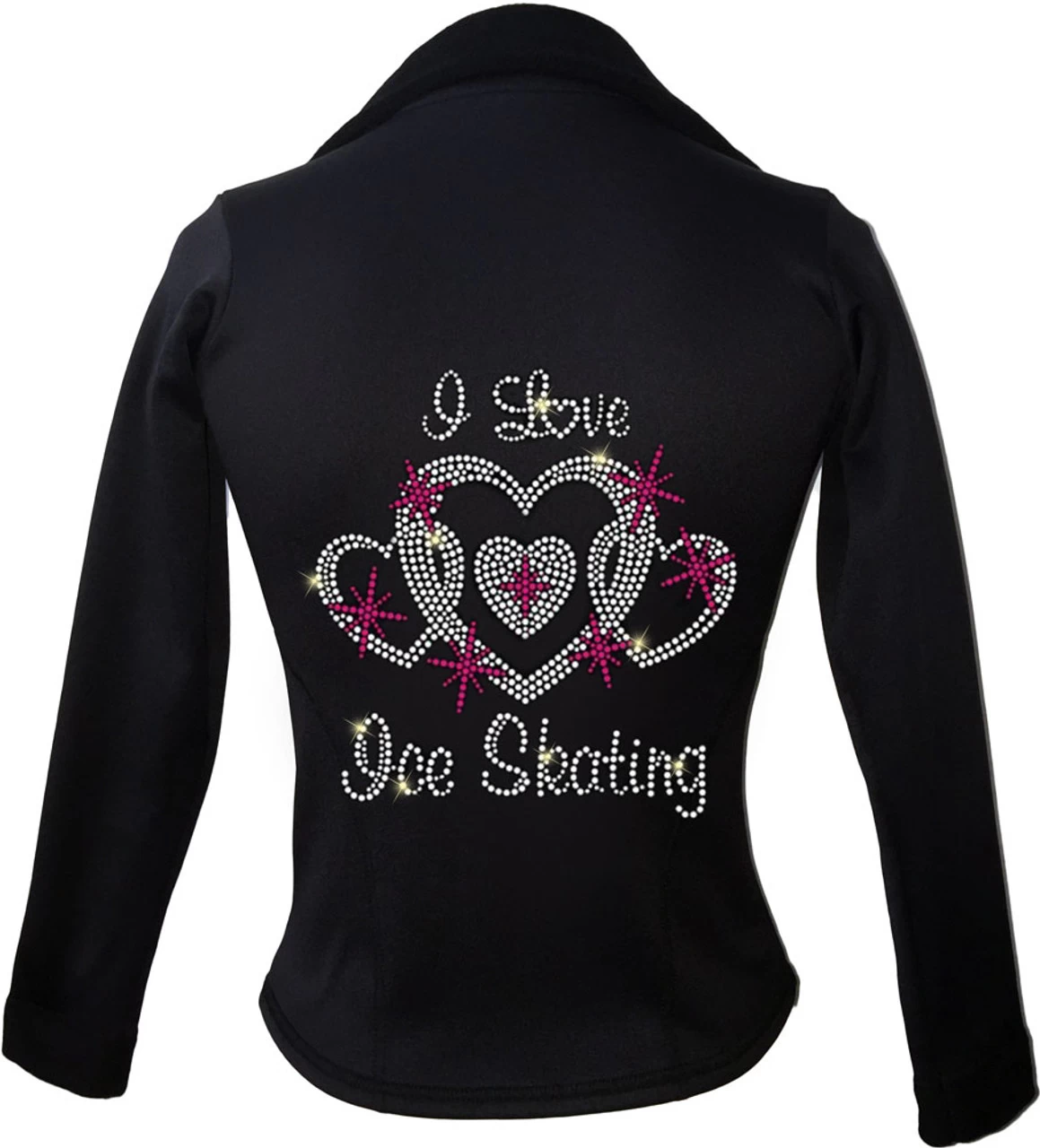 Kami-So Polartec Ice Skating Jacket - I Love Skating 4 Kami-So Polartec Ice Skating Jacket - I Love Skating - Image 2