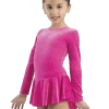 Mondor Born To Skate Glitter Figure Skating Dress 2711 - Pink Glitter