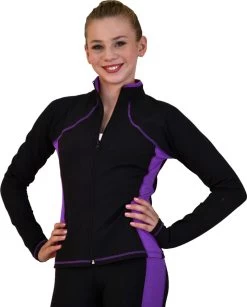 ChloeNoel JS08 Supplex Rider Style Figure Skating Jacket -Figure Skating Shop JS08 PR small 24314.1666907381