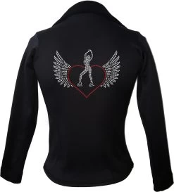 Kami-So Polartec Ice Skating Jacket - Skater Heart Wings 2
