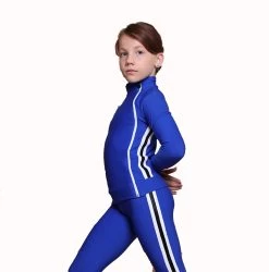 IceDress Figure Skating Pants - Thermal - Olympus (Cornflower Blue With White Lamps) -Figure Skating Shop a2420adcdd24 65588 67826 60641.1601469398