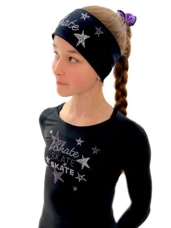 Elite Xpression - Black Skate Like A Star Top - Purple