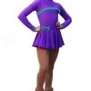 IceDress Figure Skating Dress - Thermal - Bows (40% OFF, Purple And Mint)