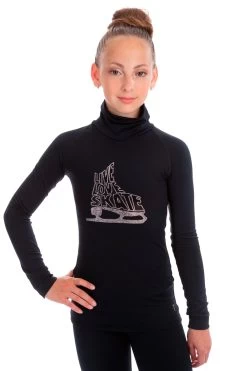 Elite Xpression - Black Live Love Skate Top - Black