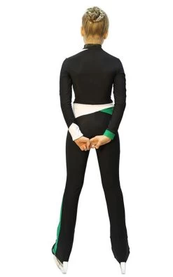IceDress - Figure Skating Training Overalls - Skating (Black, Green And White) 9 IceDress - Figure Skating Training Overalls - Skating (Black, Green And White) -Figure Skating Shop b0e838a2f6c4 92248 84375.1582460640