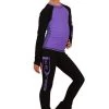 IceDress Figure Skating Outfit - Thermal - IceDress Lite (Linglish With Leggings) (Black With Purple) -Figure Skating Shop b62ee29564b6 78326 84644 01083.1582432122