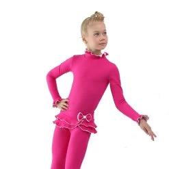 IceDress Figure Skating Outfit - Thermal - Minx (Fuchsia With White) -Figure Skating Shop b7b0816867a0 98172 95987 84241.1582532905