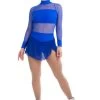 Elite Xpression - Crop Top Royal Blue Dress -Figure Skating Shop b89db60ecc03 90116.1645100827