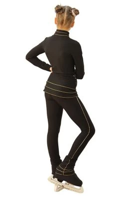 IceDress Figure Skating Outfit - Thermal - Gold Star (Black And Gold) -Figure Skating Shop c335fff7c9c1 89087 90488 55303.1582431083
