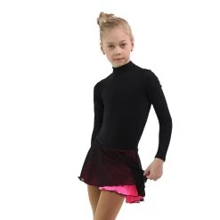 IceDress - Figure Skating Skirts - Harmony (Black With Hot Pink ) -Figure Skating Shop cb8e472c6cbf 14087 68568 64333.1582511856