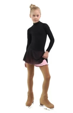 IceDress - Figure Skating Skirts - Harmony (Black With Light Pink ) -Figure Skating Shop d460bff724f1 02356 21354 14075.1582510159