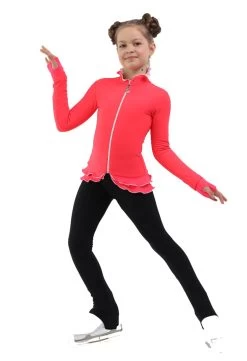 IceDress Figure Skating Outfit - Thermal - Minx (Coral, White. Black) -Figure Skating Shop daa36bb7778f 47993 02330 61807.1582512021