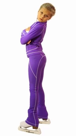 IceDress Figure Skating Thermal Pants -Todes(Purple With White Line) -Figure Skating Shop e59478025f735198de0eee7aee2ade22 25942 82521 19945 39079 70454 48840.1582448020