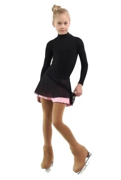 IceDress - Figure Skating Skirts - Harmony (Black With Light Pink ) -Figure Skating Shop e9925d8da5c6 59396 24156 91946.1582510159