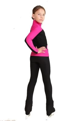 IceDress Figure Skating Jacket - Thermal - Bubble Gum (Black, Fuchsia) -Figure Skating Shop ede0f02076e7 63658 28100.1601498523