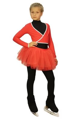 IceDress - Figure Skating Skirts - Tutu (Red)