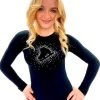Elite Xpression - Black Skate Top - Crystal (10% OFF, Size 6-8) -Figure Skating Shop eeff60a1dc2c 40578.1684750110