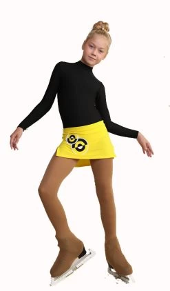IceDress - Figure Skating Skirts - Bubble Gum (Yellow) -Figure Skating Shop ef28e2b0ad45 49014.1601464380