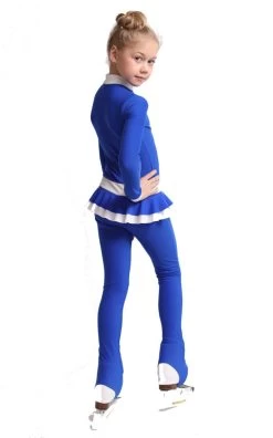 IceDress Figure Skating Overalls - Thermal - Valley (Cornflower With White) -Figure Skating Shop f5874928d5b1 48457 07206 01296 89638.1582515138
