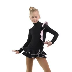 IceDress Figure Skating Dress - Thermal - Flamenco (Black With Light Pink) -Figure Skating Shop f9456e789ac9 77387 44572 97019.1582521204